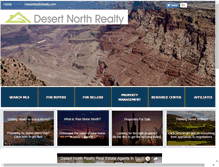 Tablet Screenshot of desertnorthrealty.com